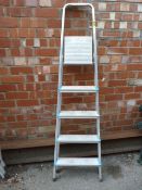 Four Tread Aluminium Decorating Steps