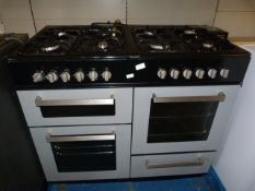 New World Range Cooker with Eight Ring Gas Hob