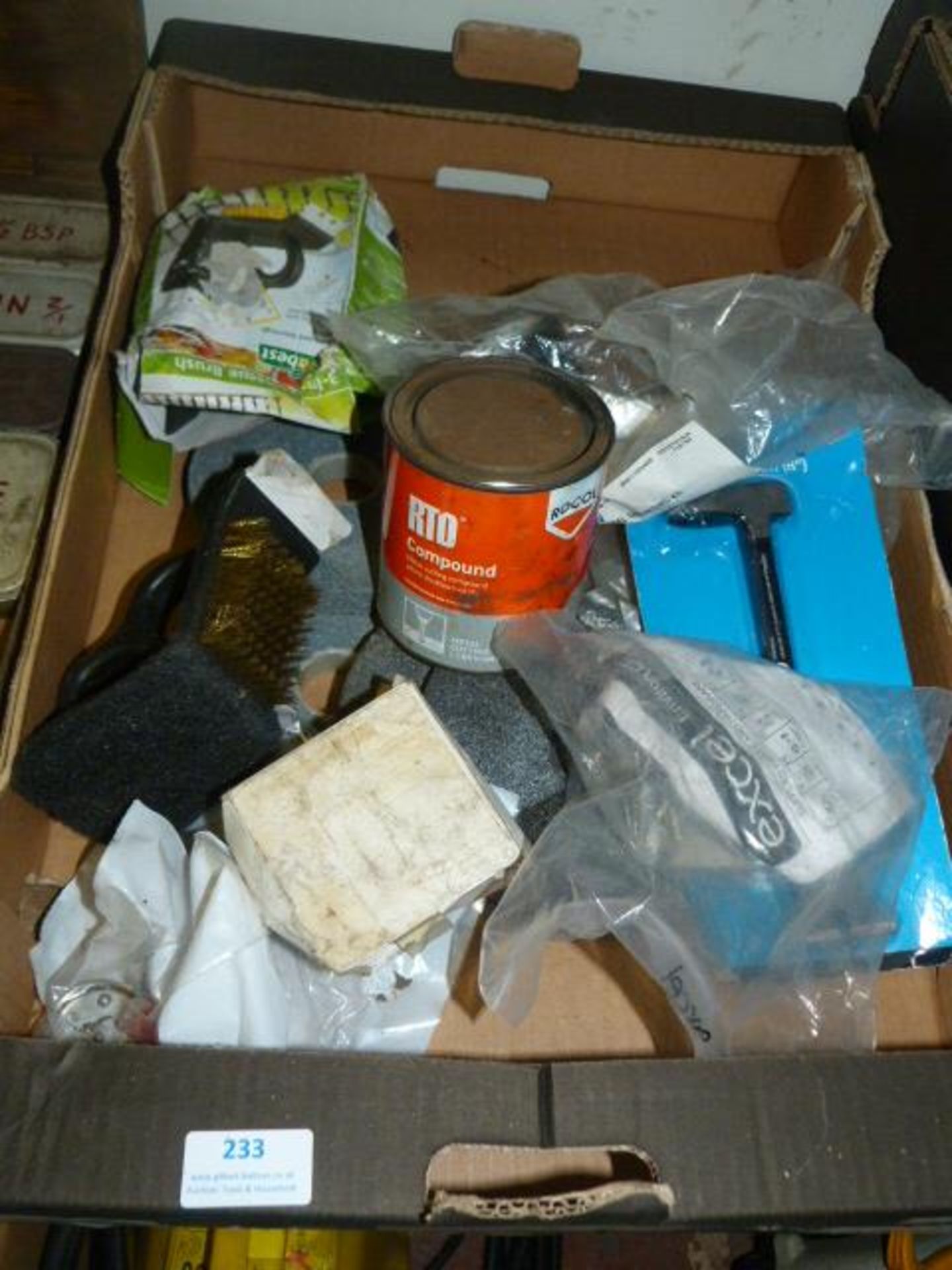 Grinding Stones, Pry Bar, Grounding Kit, Metal Cut