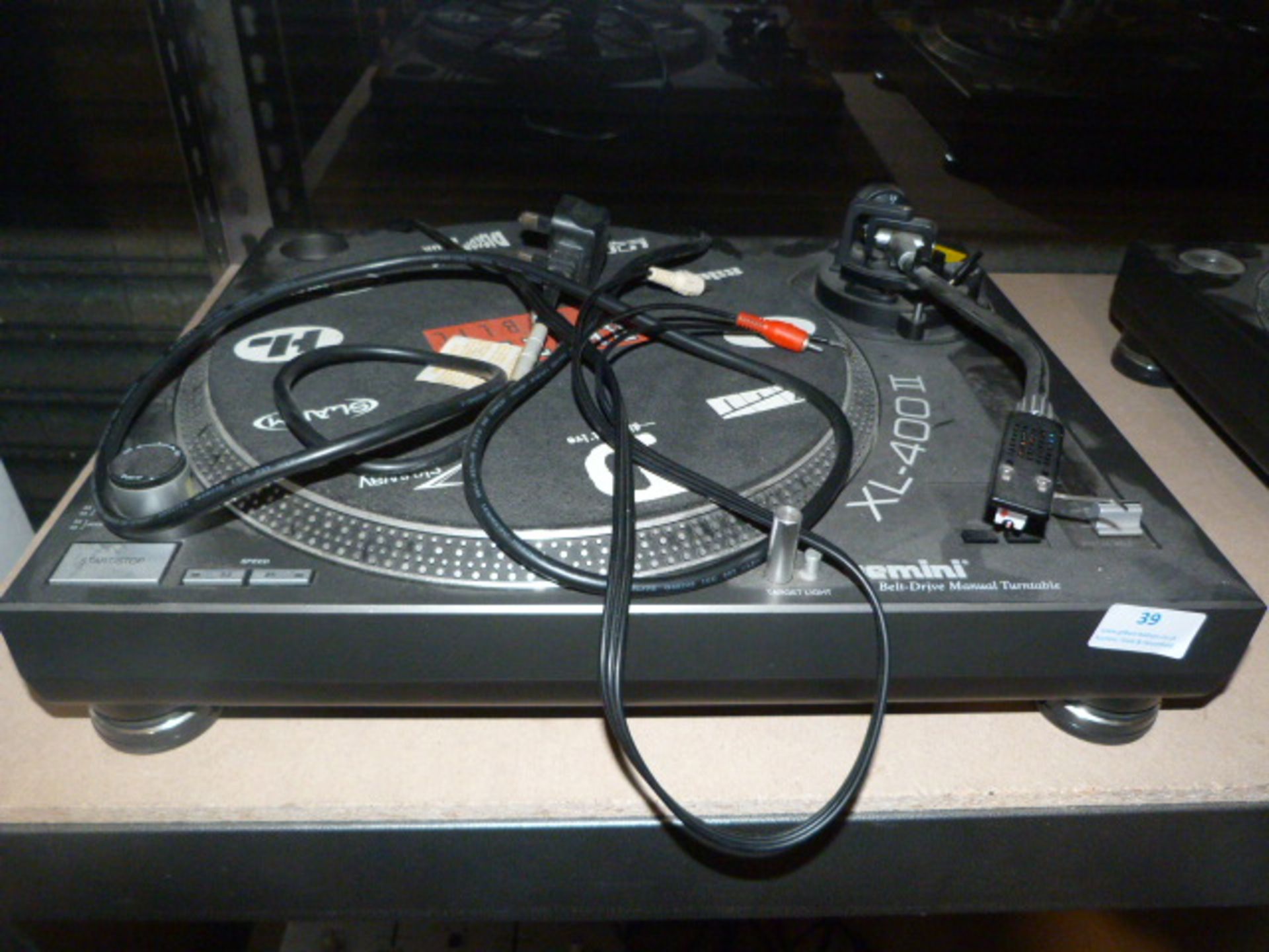 Gemini Belt Drive Manual Turntable