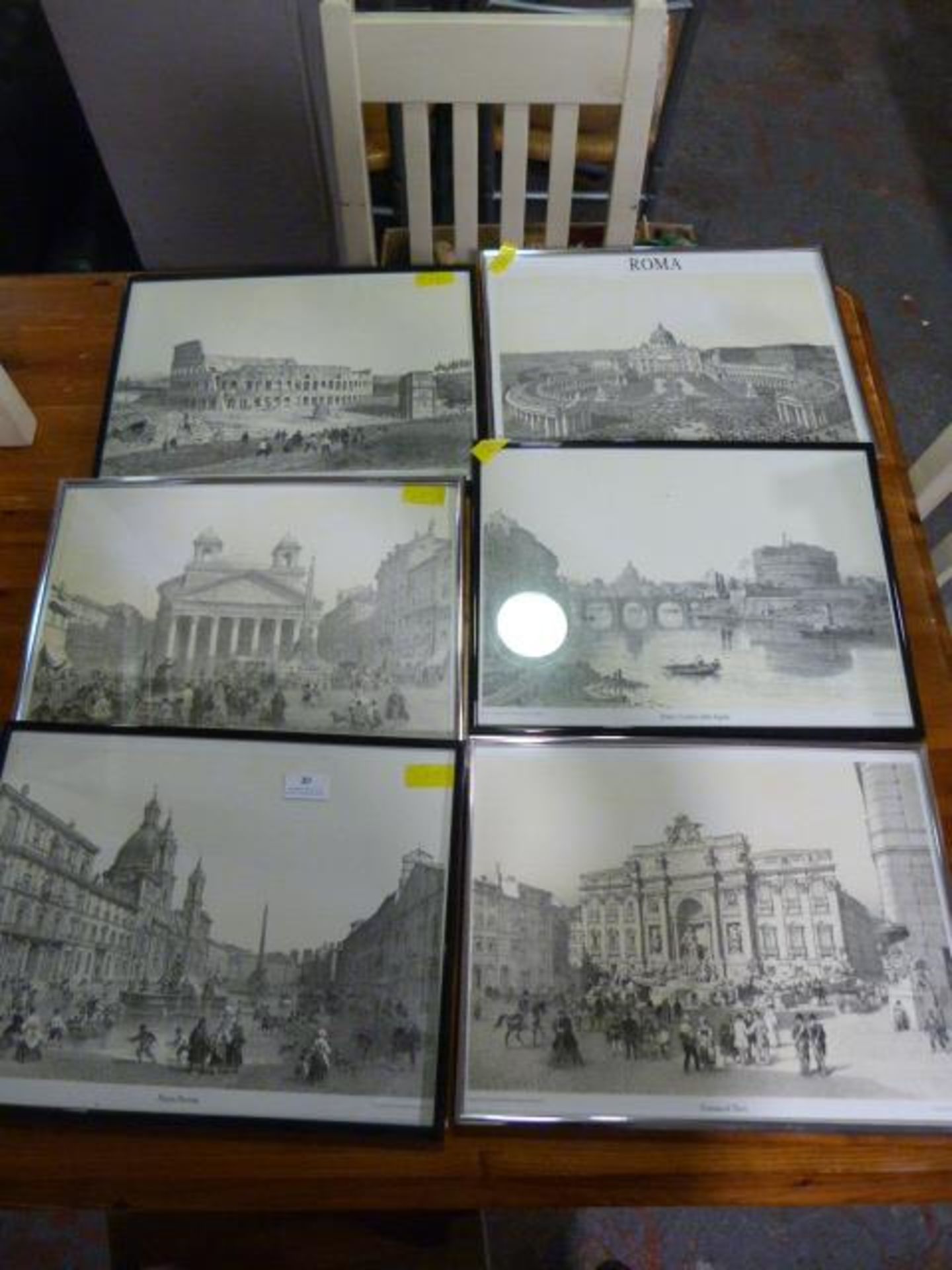 Six Prints of 19th Century Italy