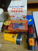 Air Inflator, Iron, Torches, etc.