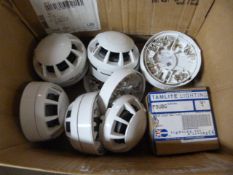 Box of Various Smoke & Fire Alarm Fittings