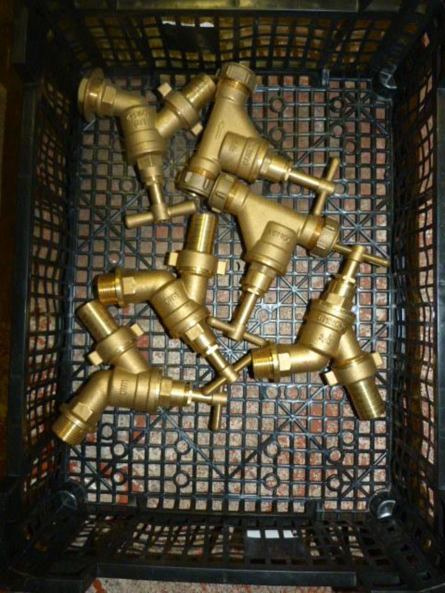 *Six 3/4" Brass Outside Taps