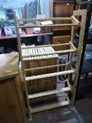 Four Height Wooden Shoe Rack