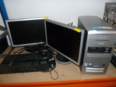 Advent Computer with Two Monitors