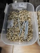 *Box of Brass CSK Slot Head Screws