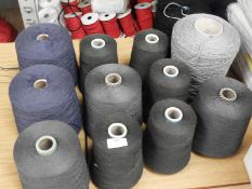 *Twelve Cones of Machine Knitting Yarn