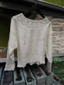 *10 Long Island Ladies Knitted Jumpers (White)