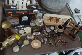 Collectible Items; Money Boxes, Watches, Pipes, et