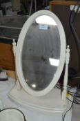 Cream Oval Dressing Table Mirror