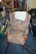 Upholstered High Seat Chair