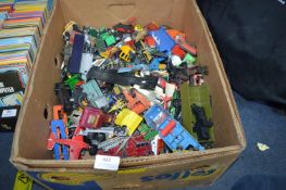 Box of Playworn Diecast Model Vehicles