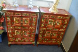 Pair of Chinese Style Cabinet