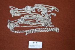 925 Sterling Silver Chains ~79g total