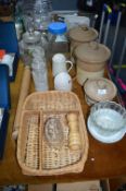 Kitchen Storage Jars, Cutlery Basket, etc.