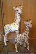 Pair of Giraffe Figures