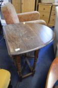 Vintage Barley Twist Drop Leaf Side Table