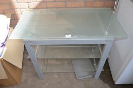 Frosted Glass TV Stand