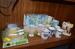 Ringtons Tea Mugs and a Light Up House