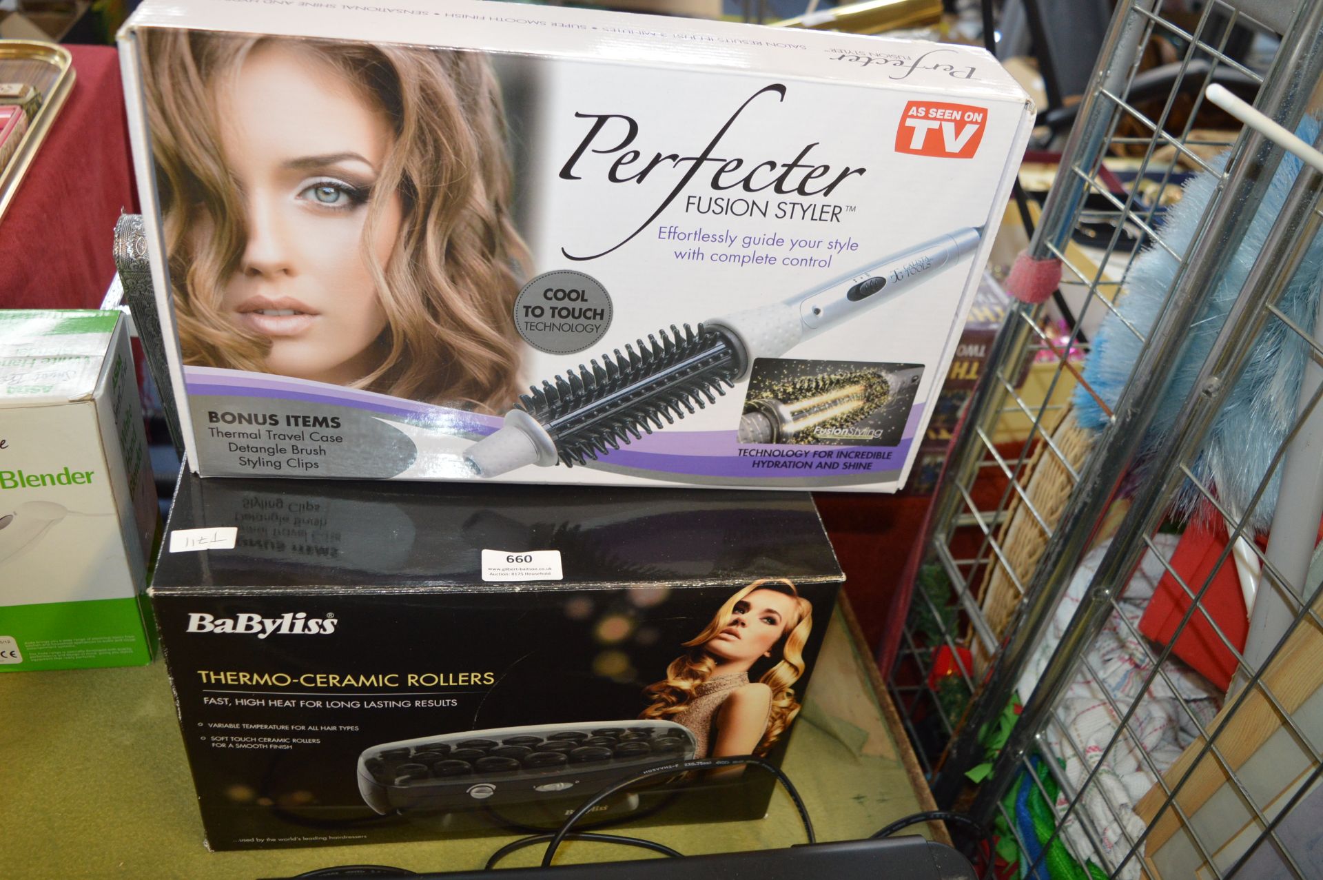 Boxed Babyliss Ceramic Hair Roller Set plus a Perf