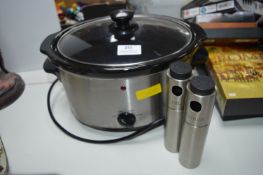 Slow Cooker plus Oil & Vinegar Dispensers