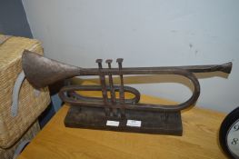 Wrought Iron Trumpet Ornament