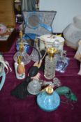 Vintage Dressing Table Set, Scent Bottles, etc.
