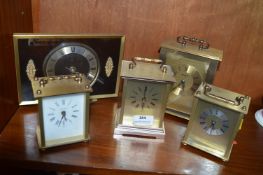 Carriage Clocks and One Other