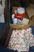 Household Goods; Curtains, Cool Box, Mugs, etc.