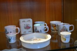 Wedgwood Peter Rabbit Breakfast Set plus Mugs, Tin