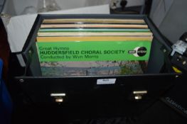 Record Case Containing Easy Listening LP's