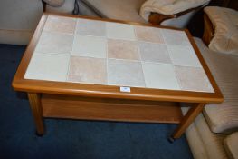 Tile Topped Coffee Table