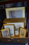 Gilt Framed Pictures and Prints