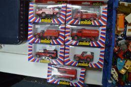 Seven Solido Diecast Fire Trucks