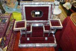 Eastern White Metal Style Metal Jewellery Box