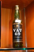 Vintage Bottle of VAT 69 Scotch Whisky