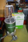 Nutri-Bullet and a Hand Blender