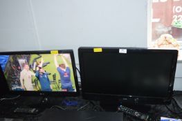 Two 21" TVs