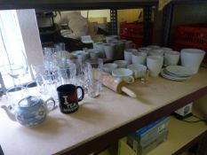 Tea Cups, Glasses, Rolling Pin, etc.