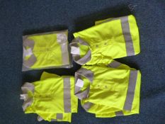 Four Hi-Vis Polo Shirts (Various Sizes)