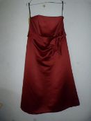 *12 Burgundy Bridesmaid Dress