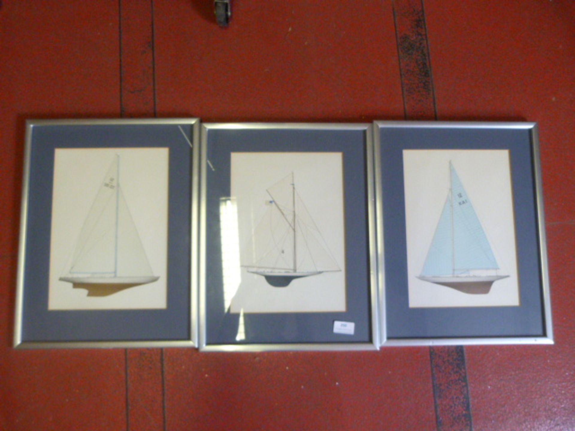 Three Sailing Ship Prints