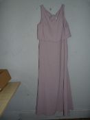 *Size: 14 Suede Rose Bridesmaid Dress