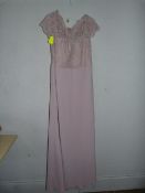 *Size: 16 Suede Rose Bridesmaid Dress