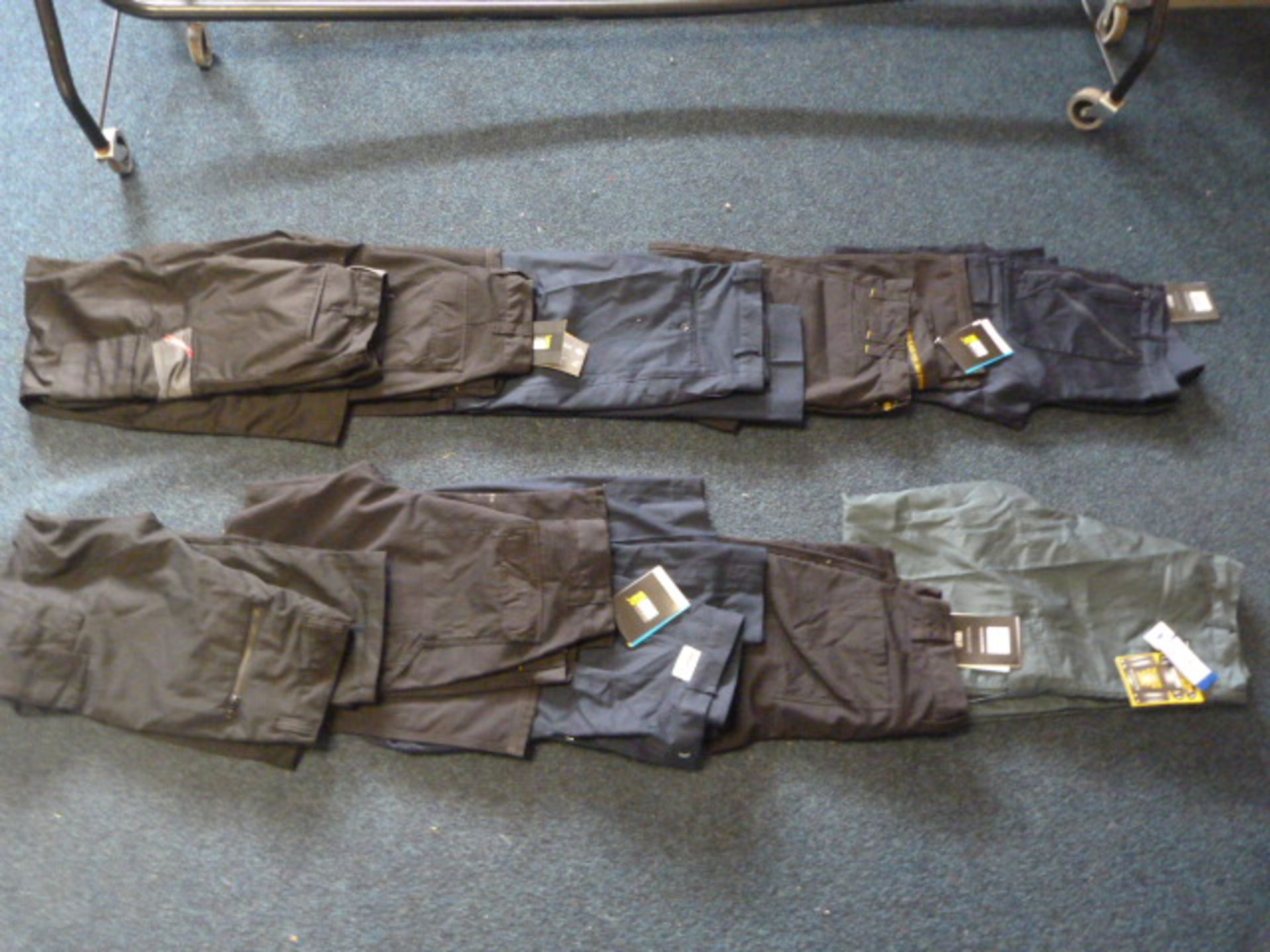 Ten Trousers (Various Colours & Sizes)