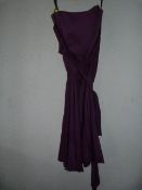 *Size: 12 Aubergine Bridesmaid Dress