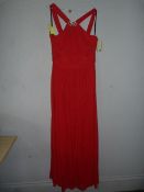 *Size: 12 Flame Bridesmaid Dress