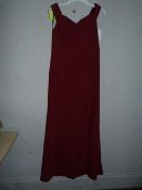 *Size: 14 Burgundy Bridesmaid Dress