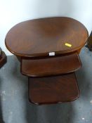 Nest of Three Mcdonagh Wooden Tables